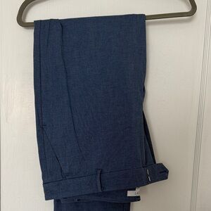 LOFT Navy Straight Leg Pants